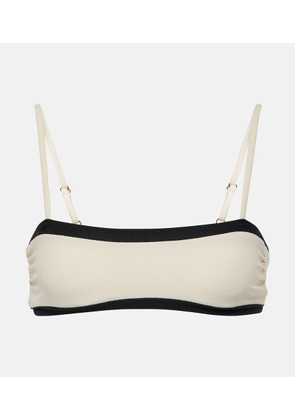 Same Colorblocked bandeau bikini top