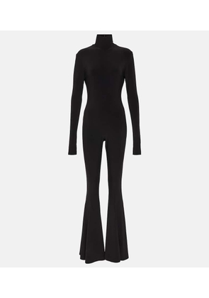 Norma Kamali Turtleneck flared jumpsuit