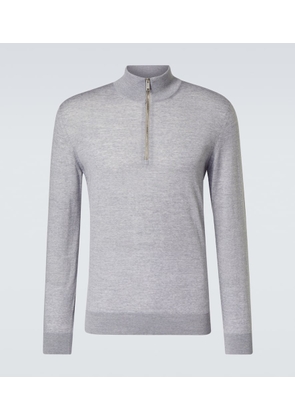 Zegna Wool half-zip sweater