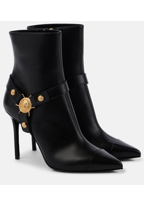 Balmain Eva leather ankle boots