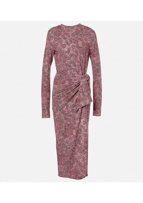 Marant Etoile Lisy jersey wrap dress