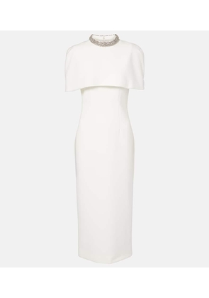 Roland Mouret Embellished crepe cocktail dress