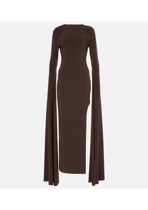 Norma Kamali Draped jersey gown