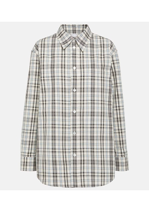 Bottega Veneta Checked cotton shirt