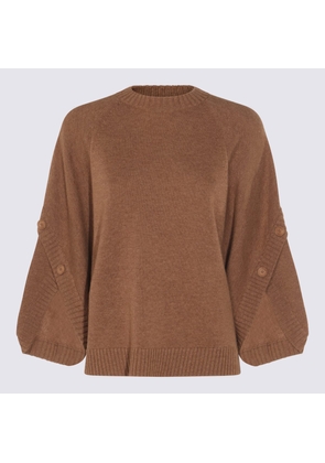 Max Mara Brown Wool Ampex Knitwear