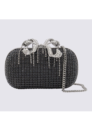 self-portrait Dark Blue Clutches