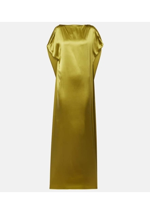 Dries Van Noten Silk-blend satin gown