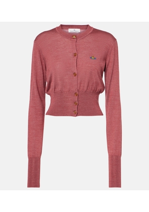 Vivienne Westwood Bea cropped wool and silk cardigan