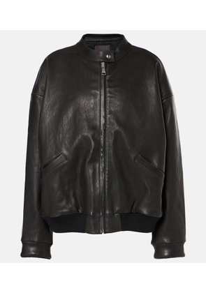 Stouls Will leather bomber jacket