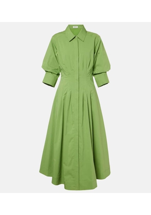 Simkhai Jazz cotton-blend poplin midi dress