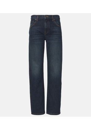 Khaite Kerrie mid-rise wide-leg jeans