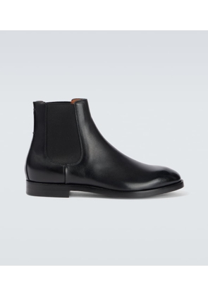 Zegna Leather Chelsea boots