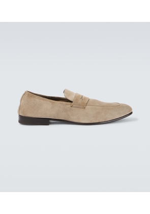 Zegna L'Asola suede penny loafers