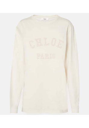 Chloe Logo cotton sweater