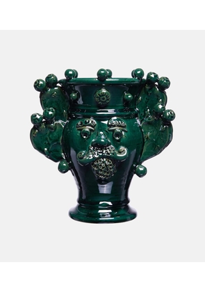 Les-Ottomans Sicilian ceramic vase