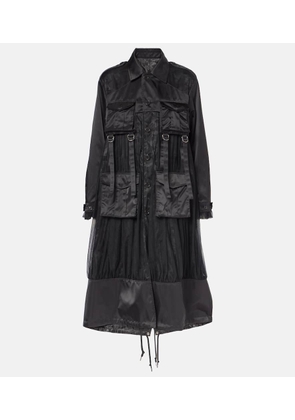 Noir Kei Ninomiya Reversible trench coat