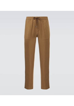 Moncler Linen straight pants