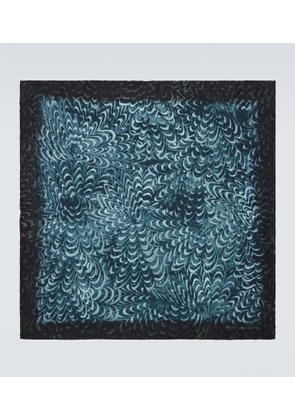 Dries Van Noten Printed silk pocket square