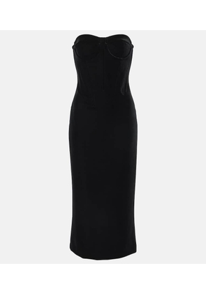 Sportmax Velvet bustier dress