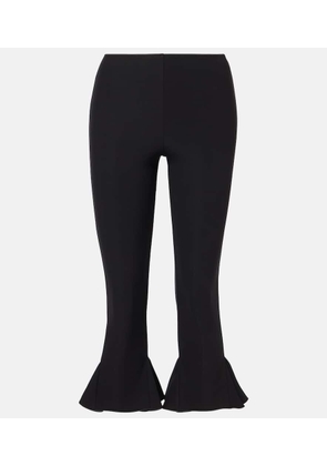 Nensi Dojaka Cropped flared capri pants