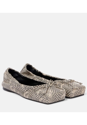 Jacquemus Ballerines leather ballet flats