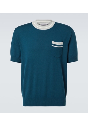 King & Tuckfield Knitted wool T-shirt