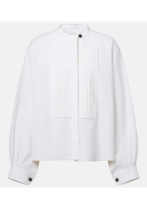Jil Sander Plisse linen blouse