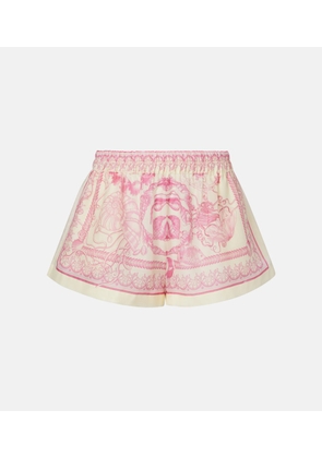 Versace Underwater Barocco voile shorts