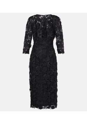 Carolina Herrera Lace midi dress
