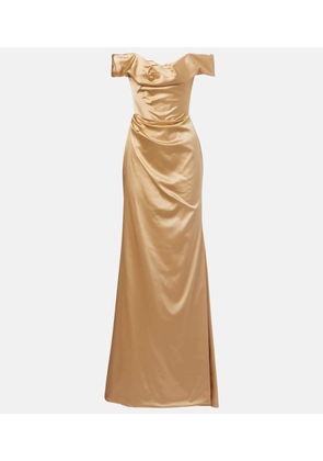 Vivienne Westwood Nova Cora satin corset gown