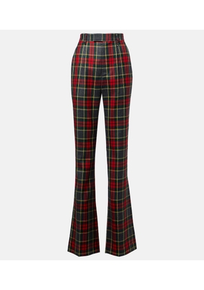 Vivienne Westwood Ray checked virgin wool wide-leg pants