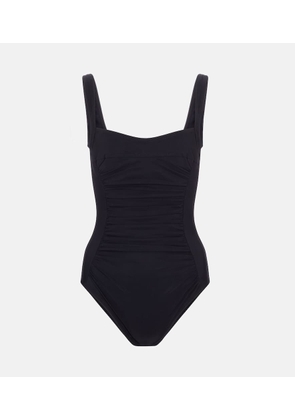 Karla Colletto Basics ruched swimsuit
