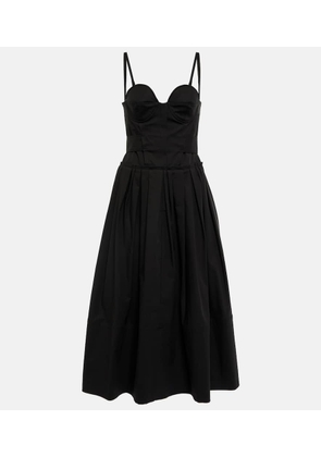 Proenza Schouler Cotton-blend midi dress