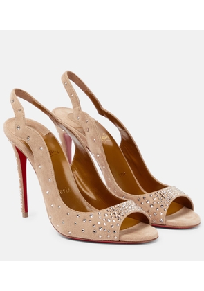 Christian Louboutin Nudes Degrachick suede sandals