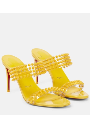Christian Louboutin Spike Only 85 PVC and leather sandals