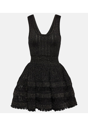 Alaia Crinoline wool-blend minidress