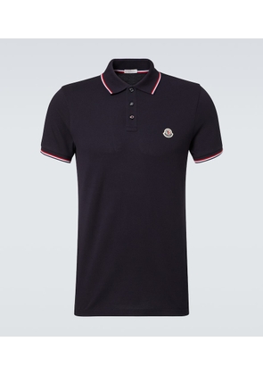 Moncler Logo cotton pique polo shirt