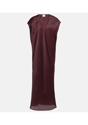 Khaite Darby silk organza maxi dress
