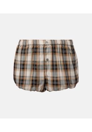 Acne Studios Plaid shorts