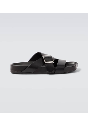 Loewe Paula's Ibiza Ease Buckle leather sandals