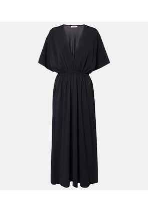 Eres Adele gathered jersey maxi dress