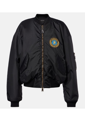 Balenciaga Oversized logo bomber jacket