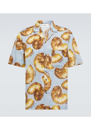 Nanushka Printed cotton bowling shirt