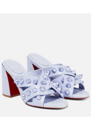 Christian Louboutin Spika Club embellished leather mules