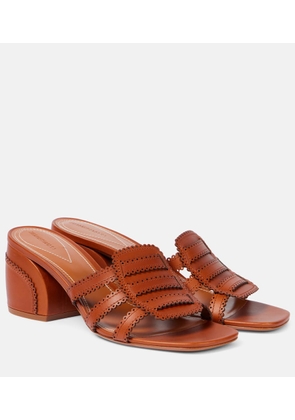 Zimmermann Goldie 65 leather mules
