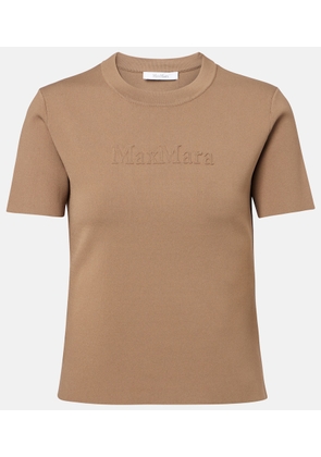 Max Mara Logo embroidered T-shirt