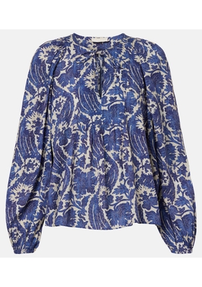 Ulla Johnson Brea printed cotton-blend blouse