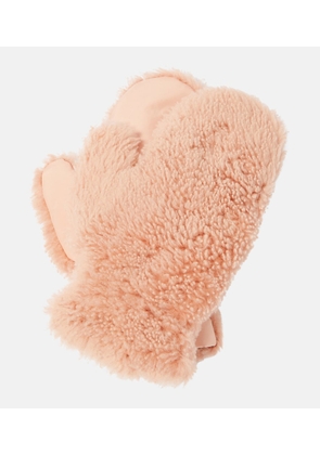 Yves Salomon Shearling-trimmed mittens