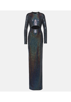 The Sei Sequined cutout gown