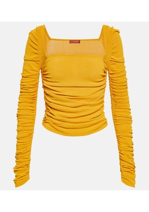 Altuzarra Asgard ruched jersey top